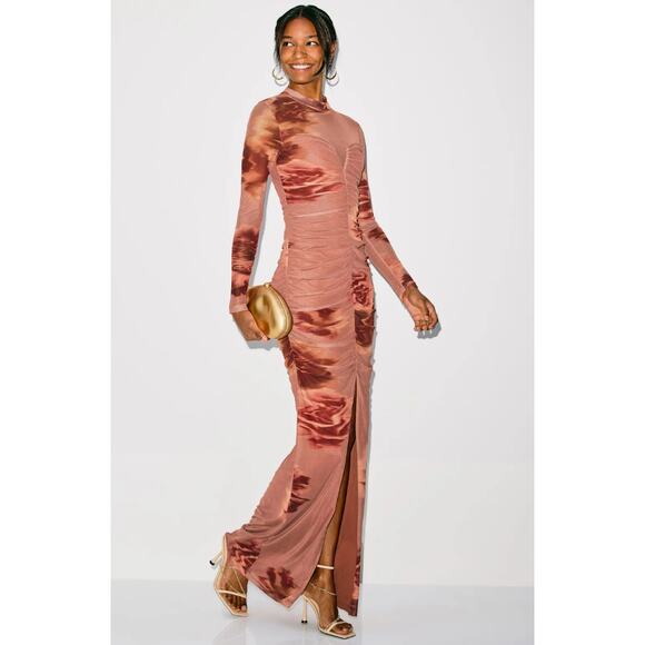 Black Halo Wendy Mesh Gown Size 4 - www.sanvalentin.cl